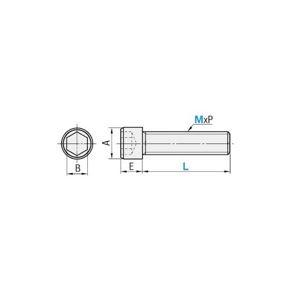 Newport Fasteners 1-1/8"-7 Socket Head Cap Screw, 18-8 Stainless Steel, 1-1/8 in Length, 10 PK 104630-10 - main
